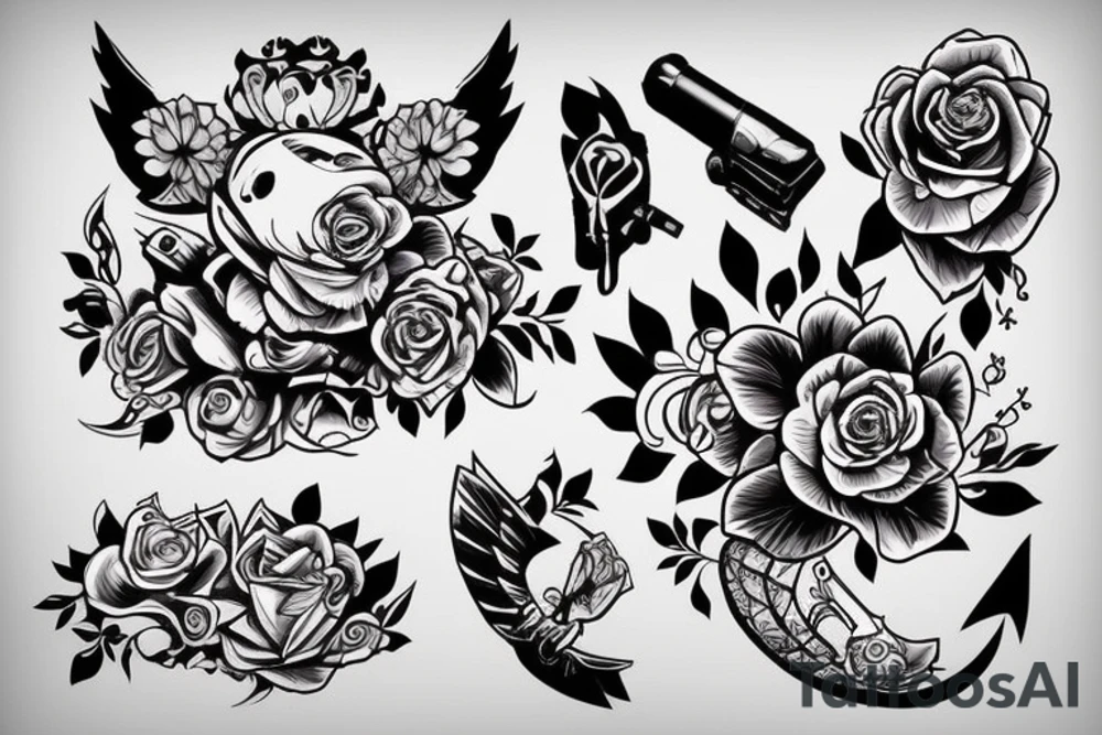 Осьминог tattoo idea