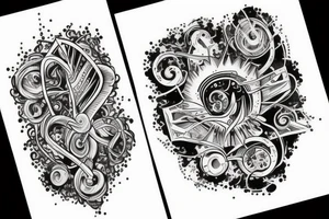 DNA on hand tattoo idea