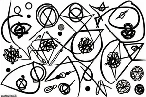 DNA molecule on hand tattoo idea