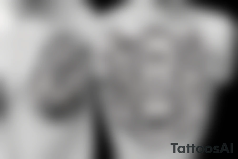 scientific DNA molecule tattoo idea