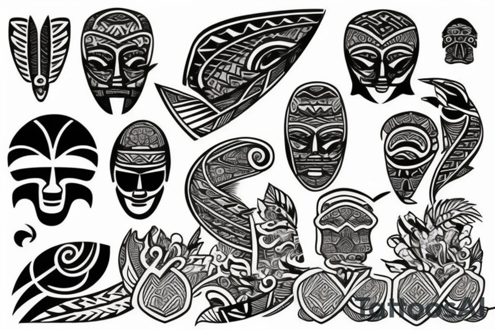 polynesian tattoo idea