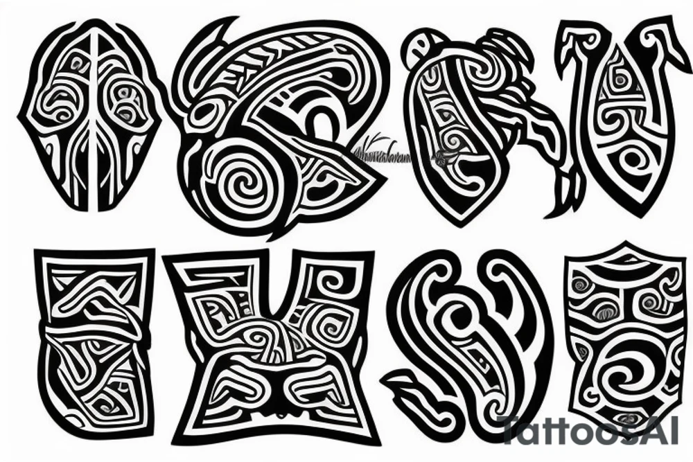 maori turtle tattoo idea