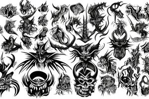 demon tattoo idea