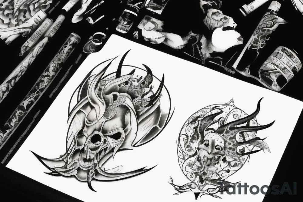 demon tattoo idea