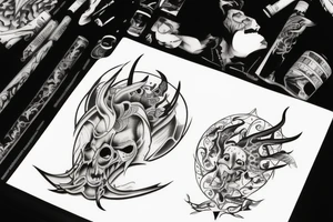 demon tattoo idea