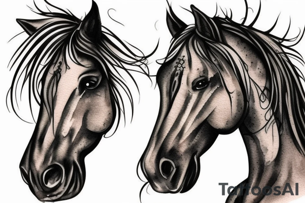horse tattoo idea