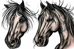horse tattoo idea
