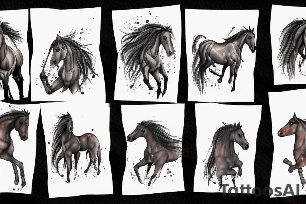 horse tattoo idea