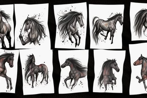 horse tattoo idea