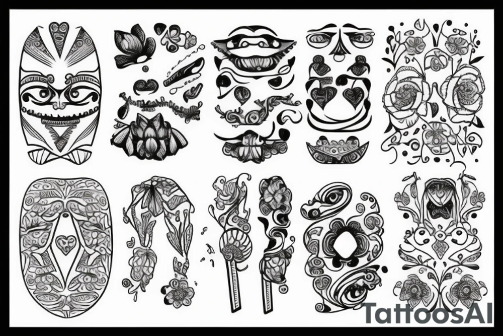 traditional swedish kurbits tattoo idea