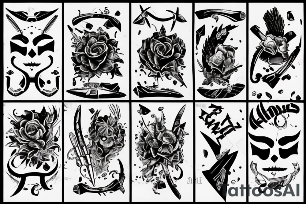 knife tattoo idea