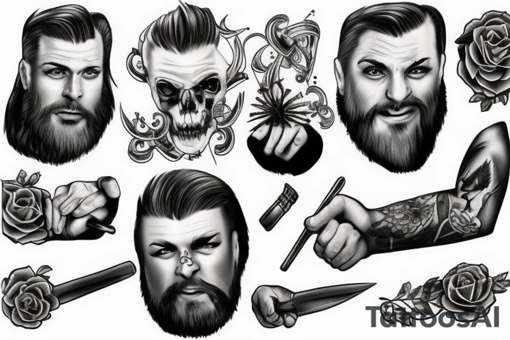 Anwil with hammer tattoo idea