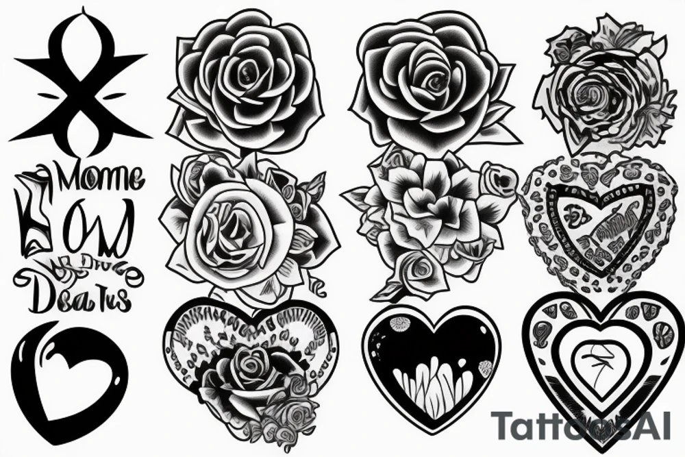 Mom and son tattoo idea