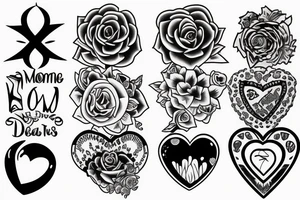 Mom and son tattoo idea