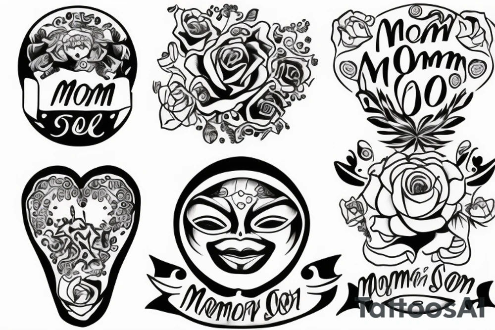 Mom and son tattoo idea
