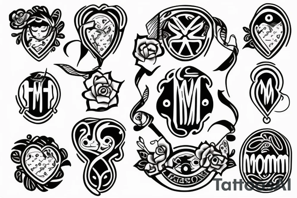 Mom and son tattoo idea