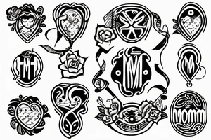 Mom and son tattoo idea