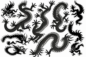 chaineese dragon tattoo idea