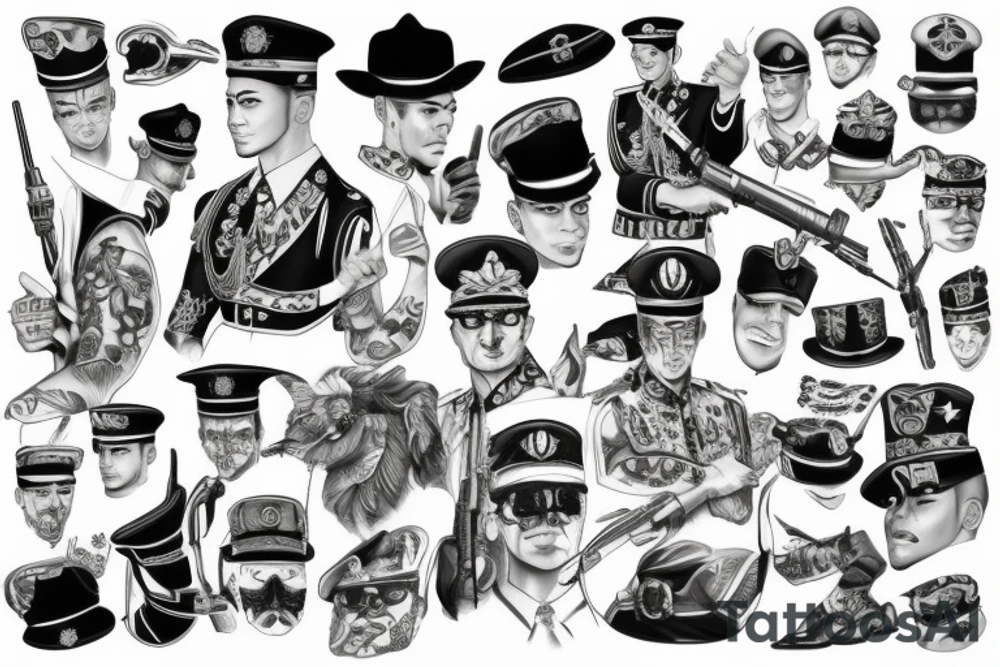 Major General's uniform, tattoo idea