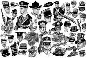 Major General's uniform, tattoo idea