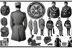 Azerbaijani 1920 freedom fight Major General's uniform, tattoo idea