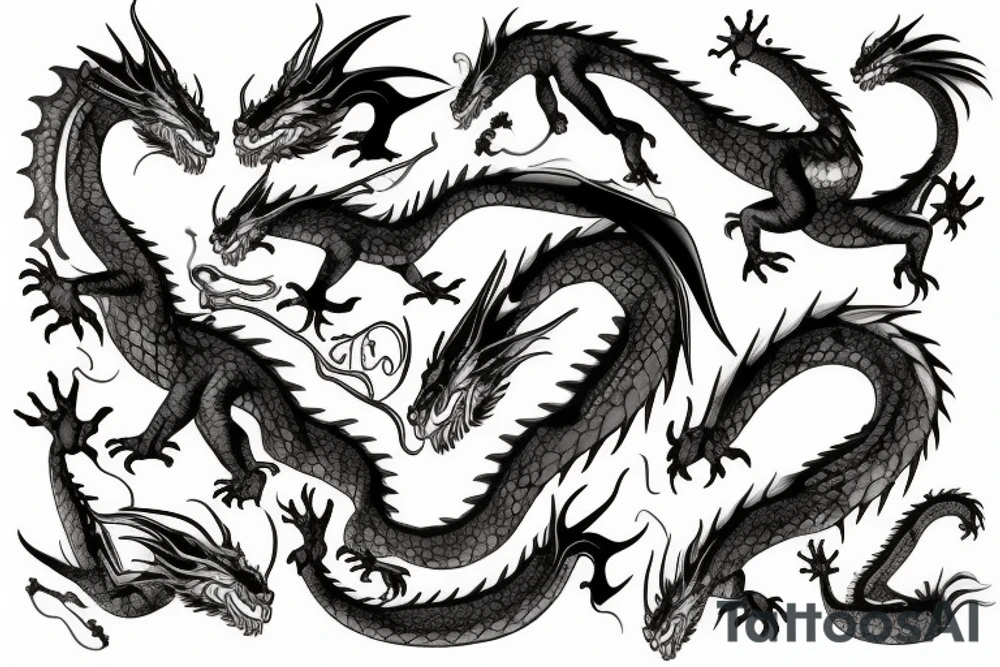 Dragon tattoo idea