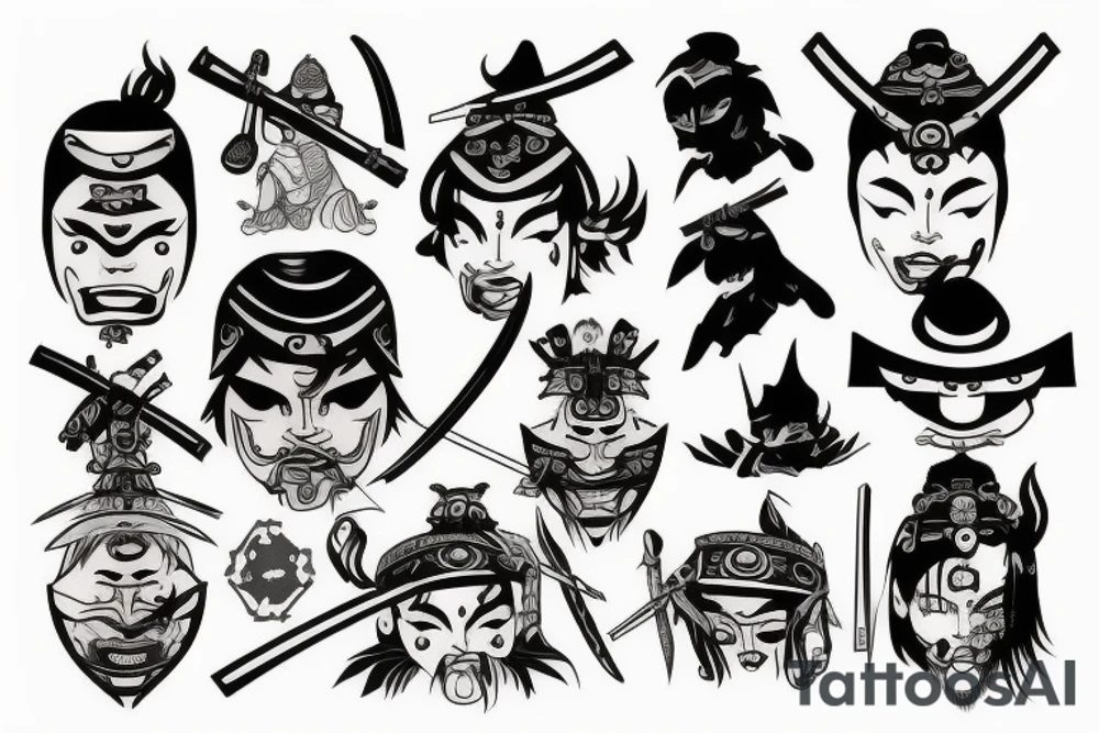 Samurai tattoo idea