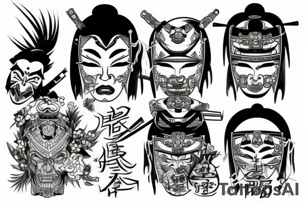 Samurai tattoo idea