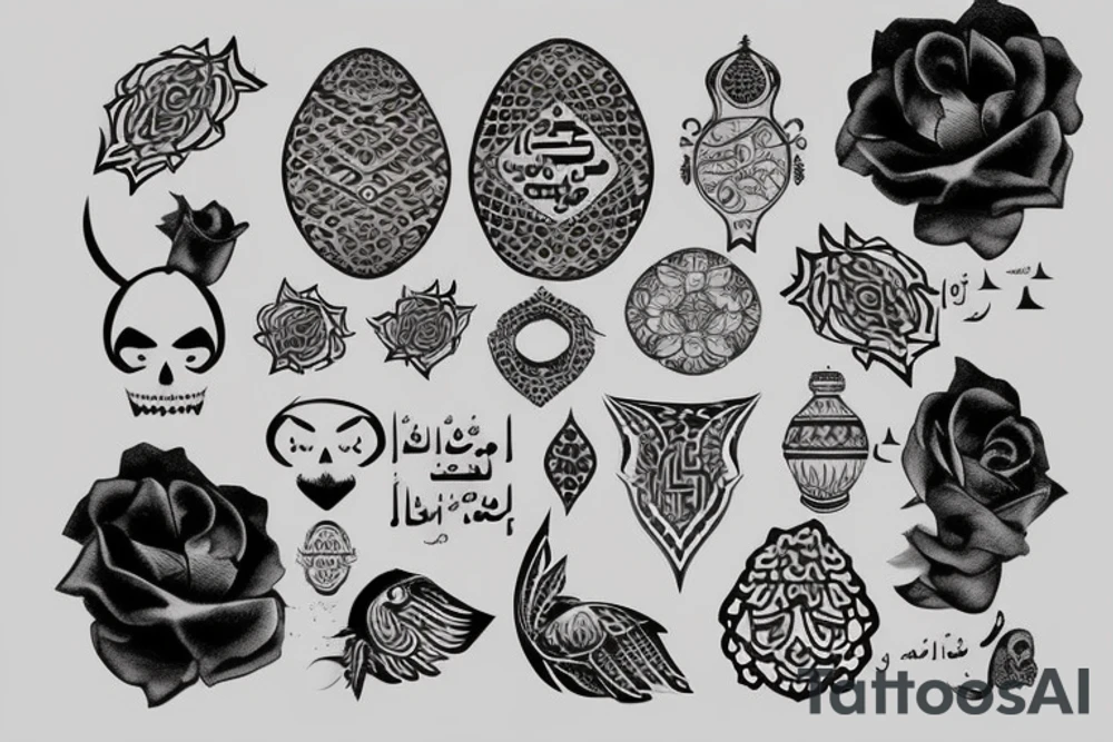 أحسنوا لمن تحبون
فإن الشوق بعد الموت لا يُطاق tattoo idea