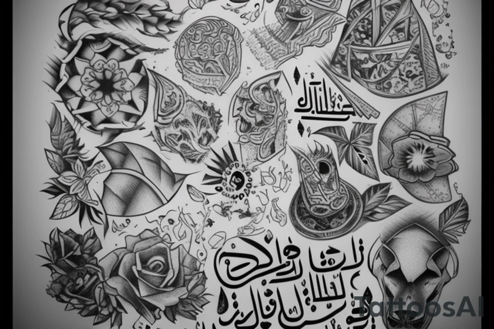 أحسنوا لمن تحبون
فإن الشوق بعد الموت لا يُطاق tattoo idea