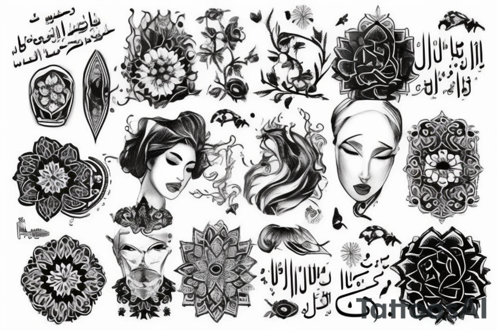 أحسنوا لمن تحبون
فإن الشوق بعد الموت لا يُطاق tattoo idea