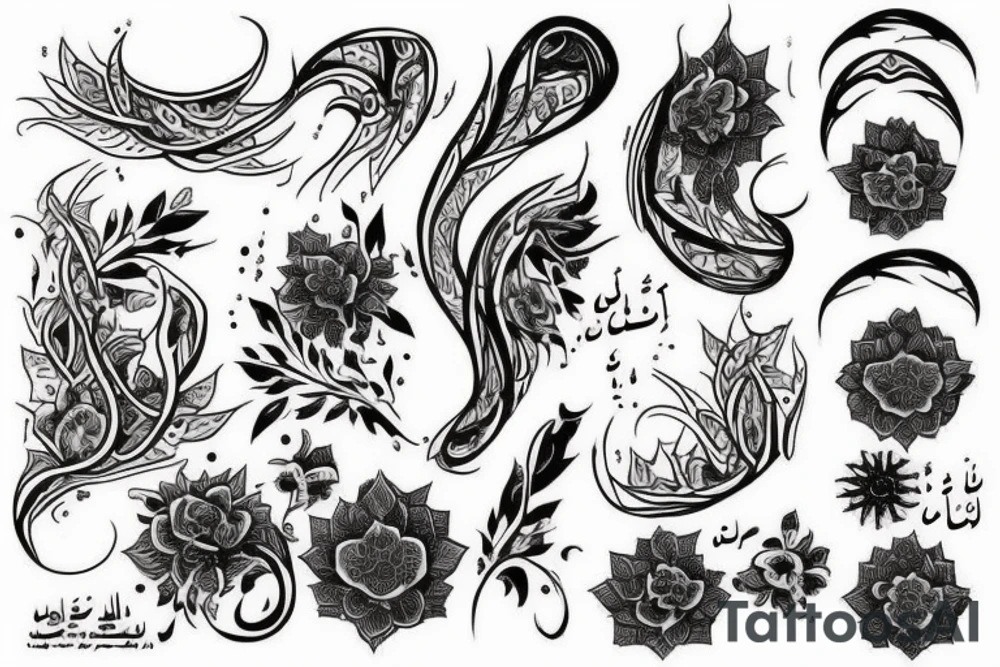 أحسنوا لمن تحبون
فإن الشوق بعد الموت لا يُطاق tattoo idea
