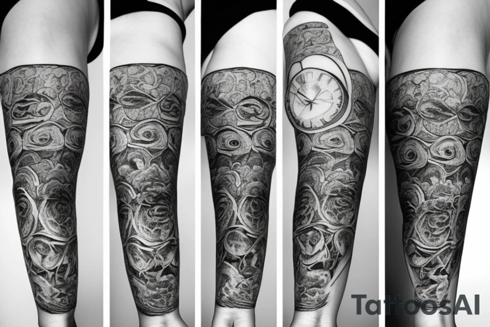 hourglass tattoo idea