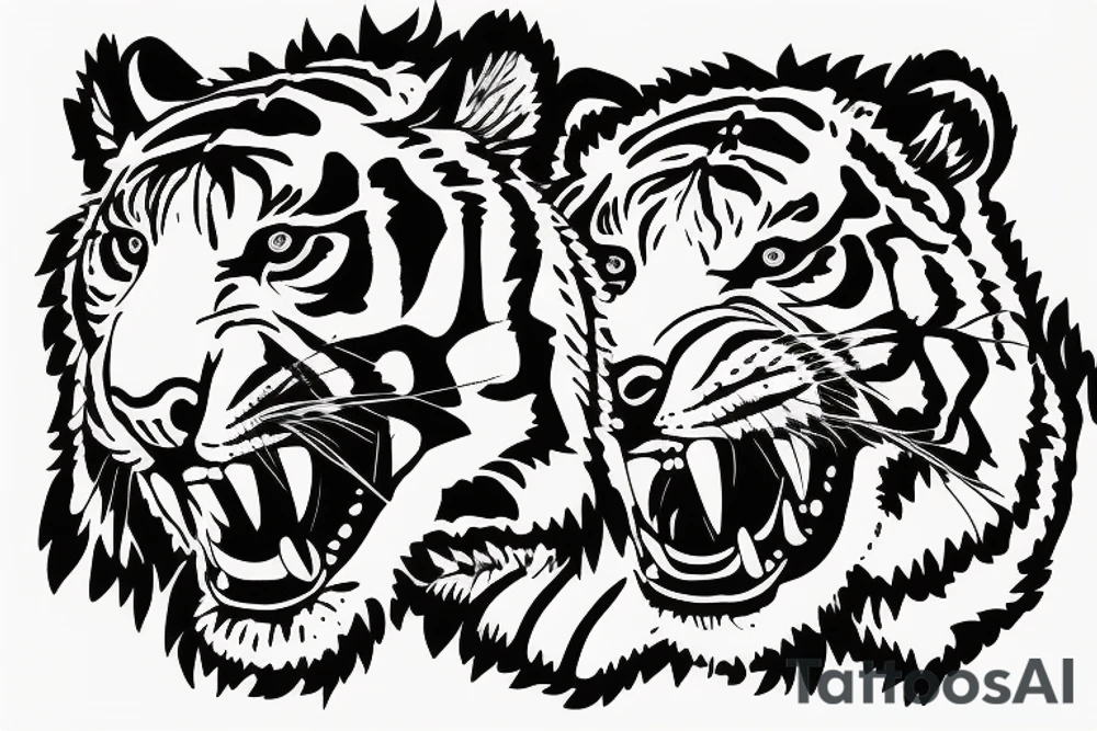 Thailand tiger dutch tattoo idea
