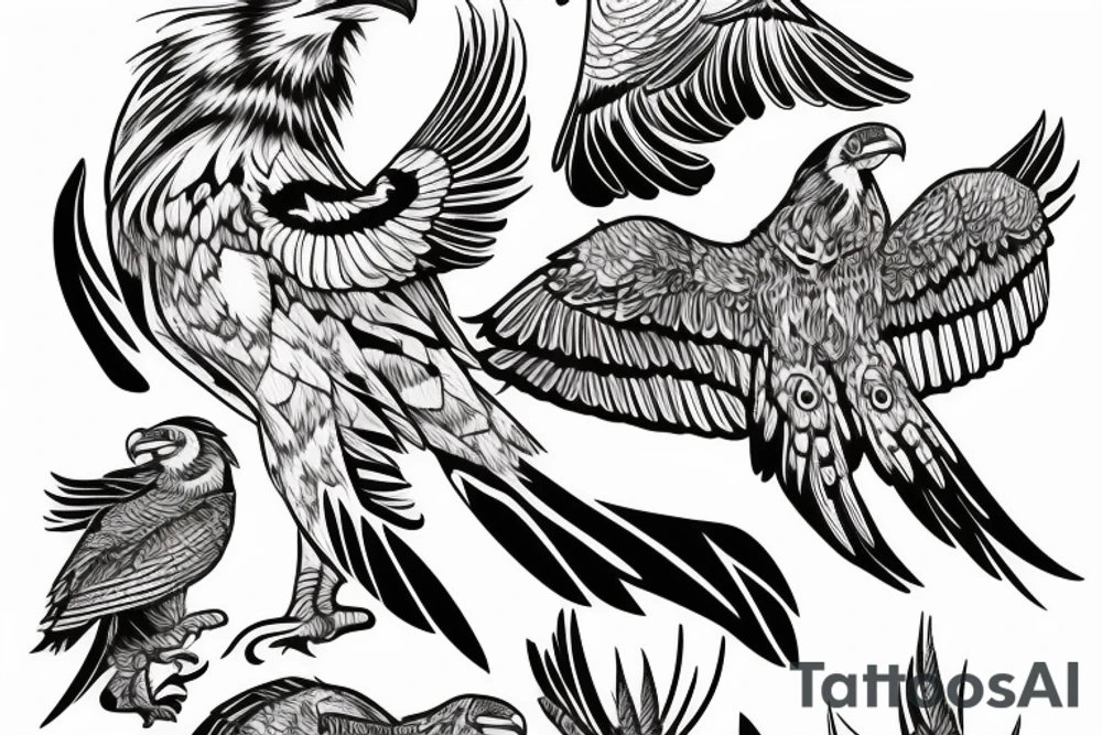 Philippine eagle tattoo idea