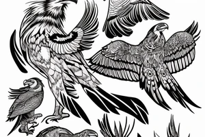 Philippine eagle tattoo idea