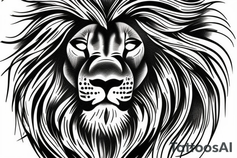 Lion tattoo idea