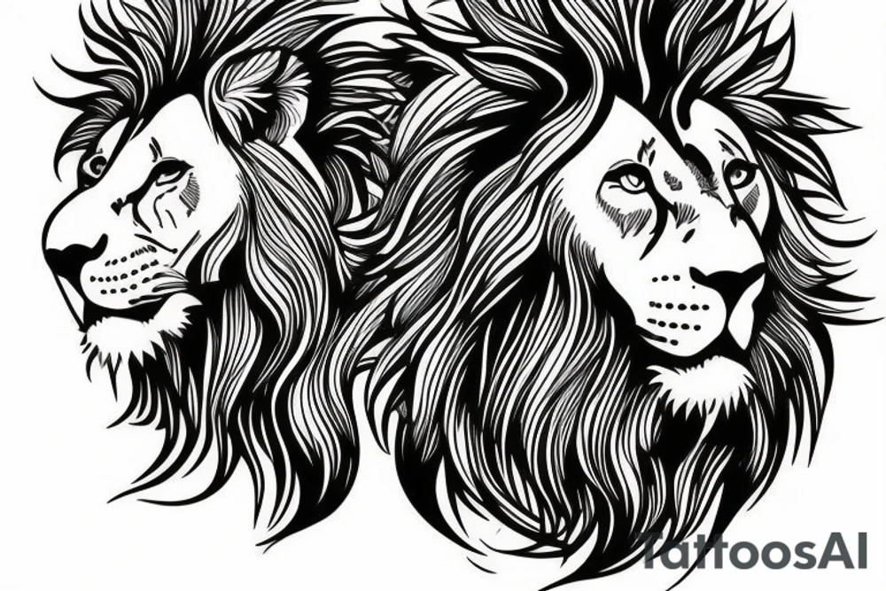 Lion tattoo idea