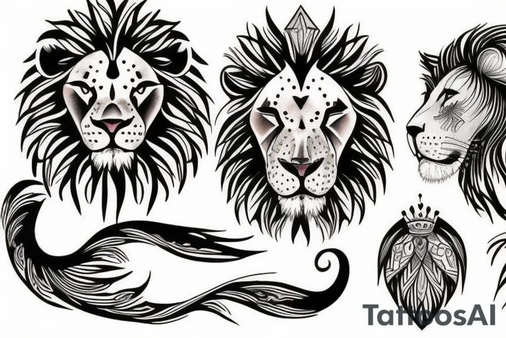 Lion tattoo idea