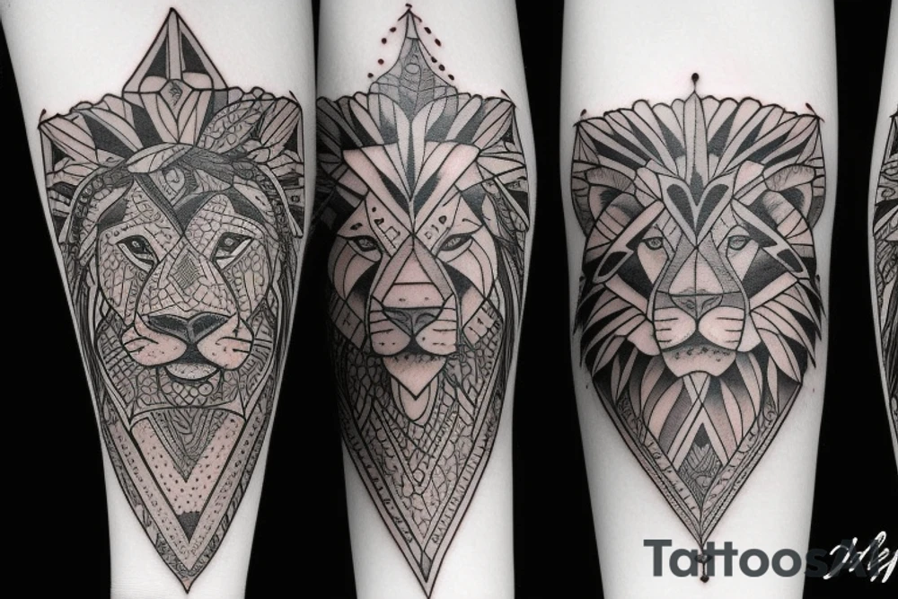 Lion tattoo idea