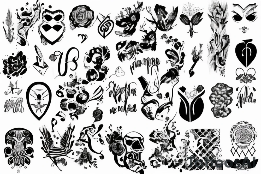 Long sleeve theme tattoo idea