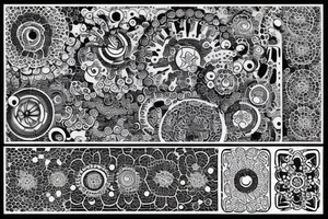 Геометрический лис dotwork tattoo idea