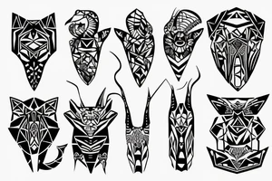 Little chamaleon tattoo idea