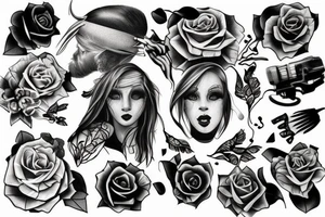 Depressed tattoo idea