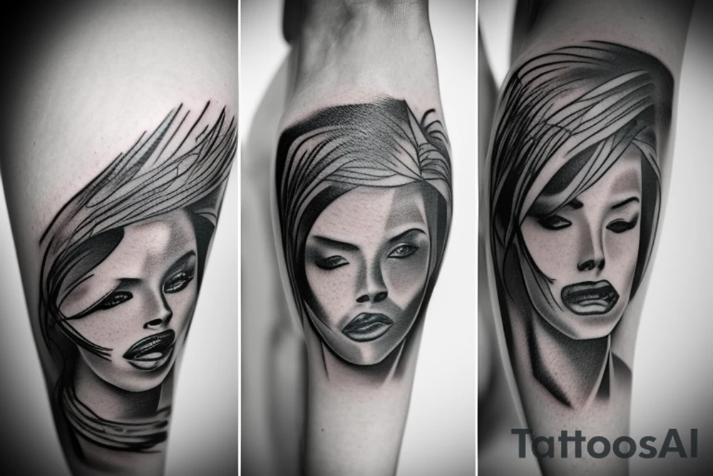 Depressed tattoo idea
