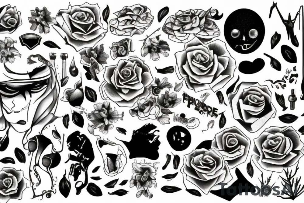 Depressed tattoo idea