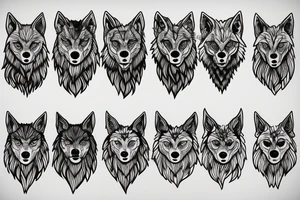 howl wolf tattoo idea