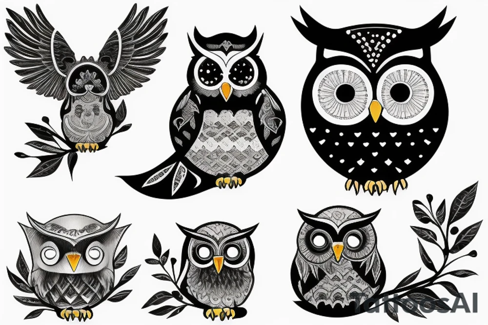 Owl in a sweeter tattoo idea