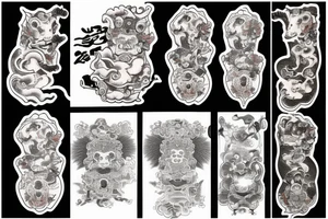 Foo dog tattoo idea