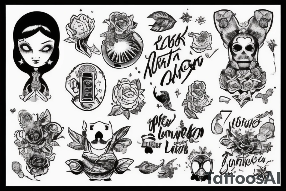 Простой, женственный лёгкий лотос tattoo idea